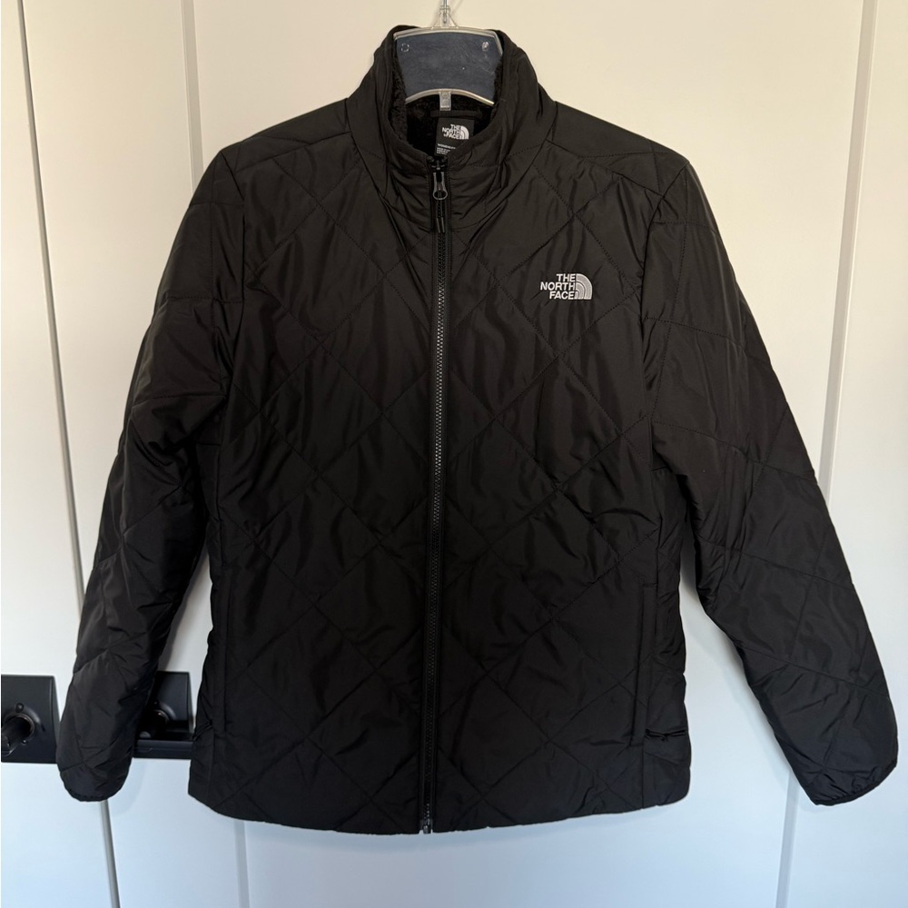 The North Face Charcoal Fleece-Lined Jacket